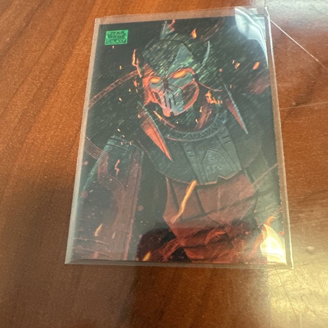 2025 Star Wars Galaxy Fear The Dark Side Green Shimmer Darth Bane /199