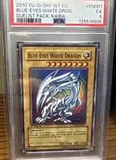 Konami Blue-Eyes White Dragon YSKR-EN001 Kaiba Reloaded 1st Edition PSA 5 2010