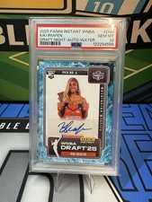 2024 Panini WNBA Draft Night Auto #DN-4 Kiki Iriafen Blue Water /10 Auto PSA 10