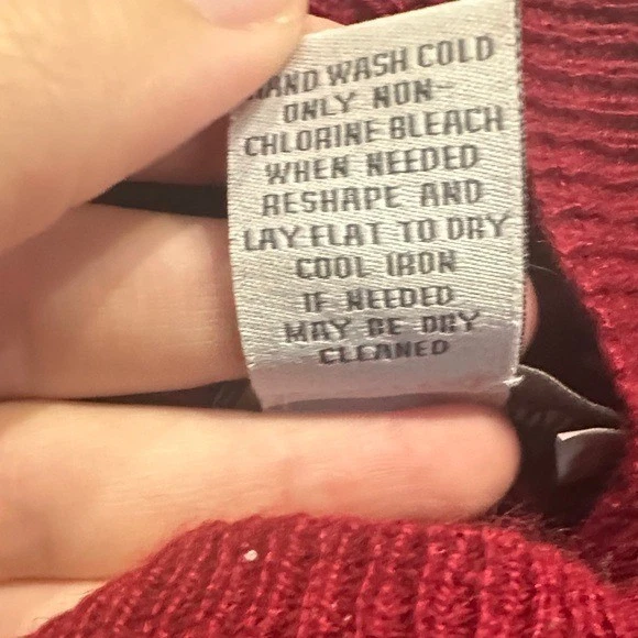 Suéter túnica Soft Surroundings rojo cuello alto seda mezcla cachemir talla mediana Foto 3 de 4