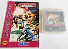 Sega Game Gear Streets of Rage 2 Game case and Booklet