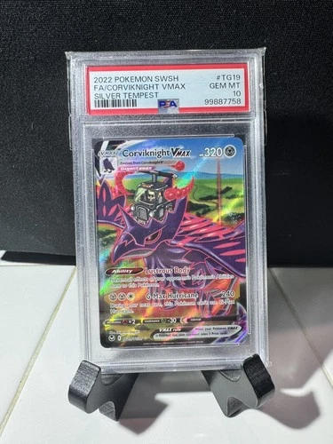 PSA 10 Corviknight Vmax TG19 2022 Pokemon Sword & Shield Silver Tempest 4649