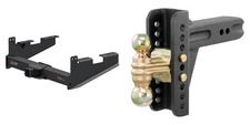CUR Trailer Hitch Class 5 Towing Cargo Kit 2.5in Receiver Ball Mount 15802-45902