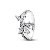 Pandora Ring Asymmetrisches Herbarium Cluster Silber 193023C01