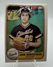 1981 Fleer #439 John Montefusco San Francisco Giants