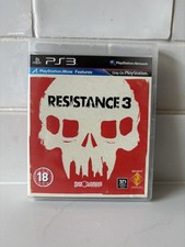 Resistance 3 PlayStation 3 PS3 Game with Manual