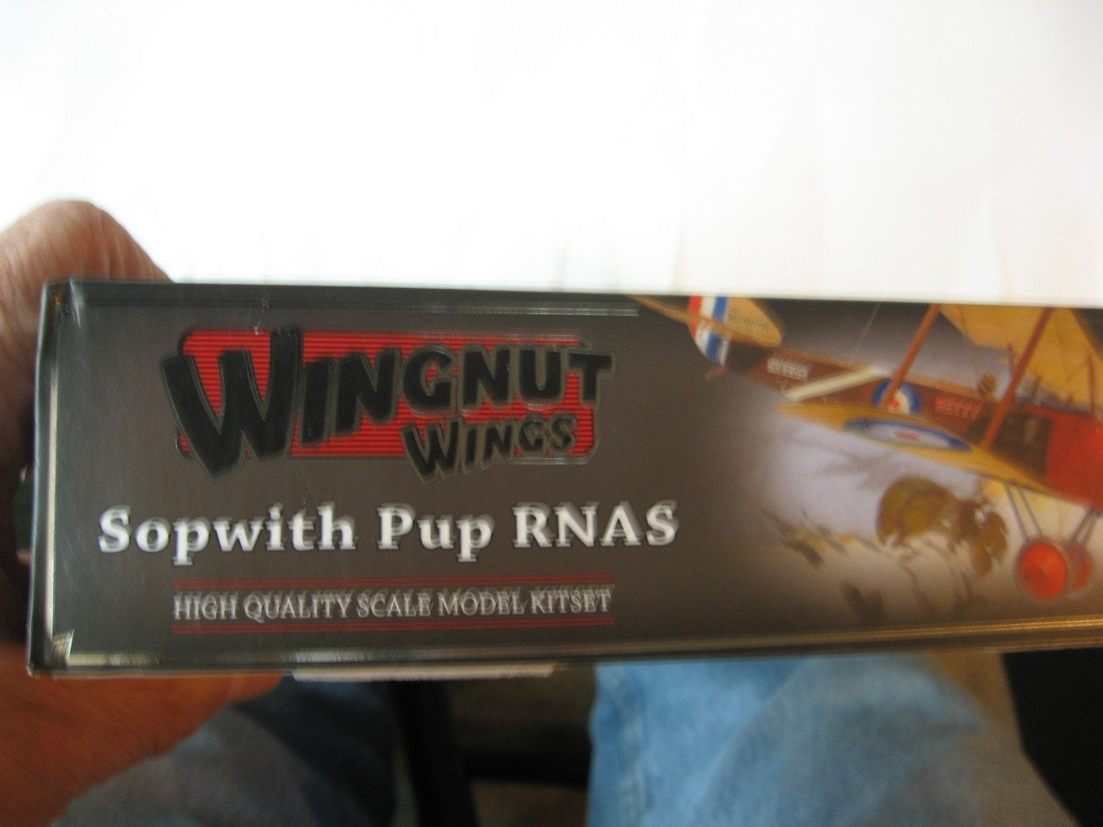 WINGNUT WINGS--SOPWITH PUP RNAS--COMPLETE IN OPENED BOX WITH EXTRAS--FREE SHIP