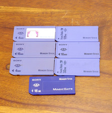 Sony Memory Stick 4MB/8MB/16MB/32MB/64MB/128MB/256MB For Old Sony Cameras  More