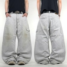 Vintage y2k rare grunge rocawear skater baggy wide leg archive jeans