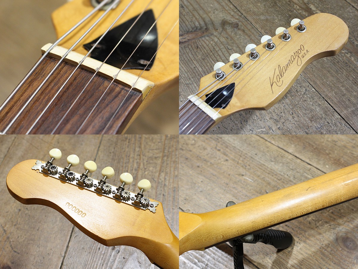 お取引中⭐︎希少品　ビンテージ　カラマズー　KG-2 1966年製 Electric Guitar Kalamazoo KG-2 White Vintage USA 1960s SN 000006