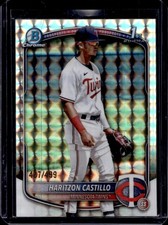 2025 Bowman Chrome Haritzon Castillo Geometric Refractor 1st #/499 Twins