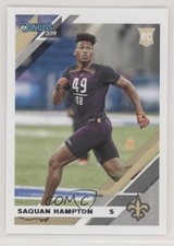 2019 Panini Donruss Rookies Saquan Hampton #288 d1f