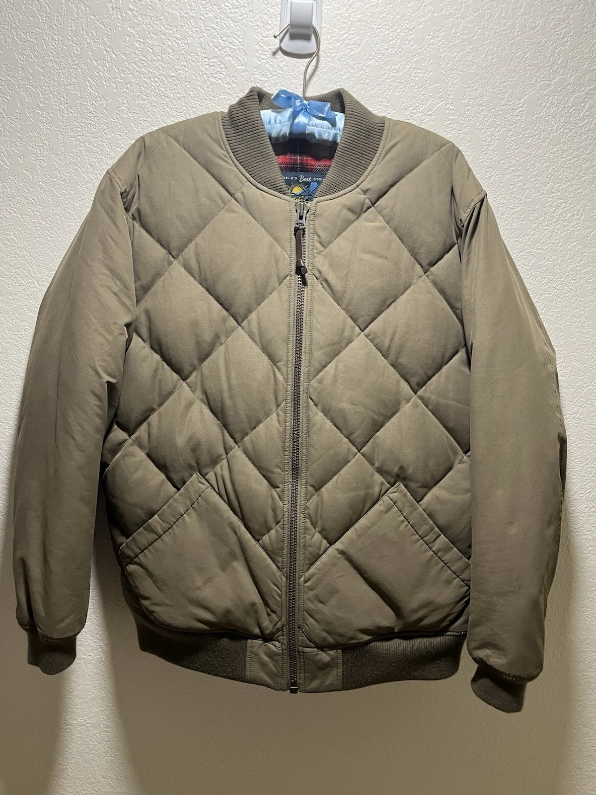 Eddie Bauer x Huckberry The Skyliner Waxed Jacket - Size L- Khaki image 6