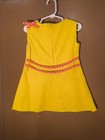 Vintage Childs Dress Yellow Girls Dress Ruth's Of Carolina With Frog  12-24 Mos. — photo 6