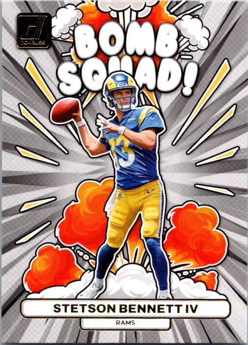 2023 Donruss #BS-4 Stetson Bennett IV Bomb Squad