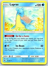 Lapras Rare SM - Lost Thunder 56/214 LP on eBay