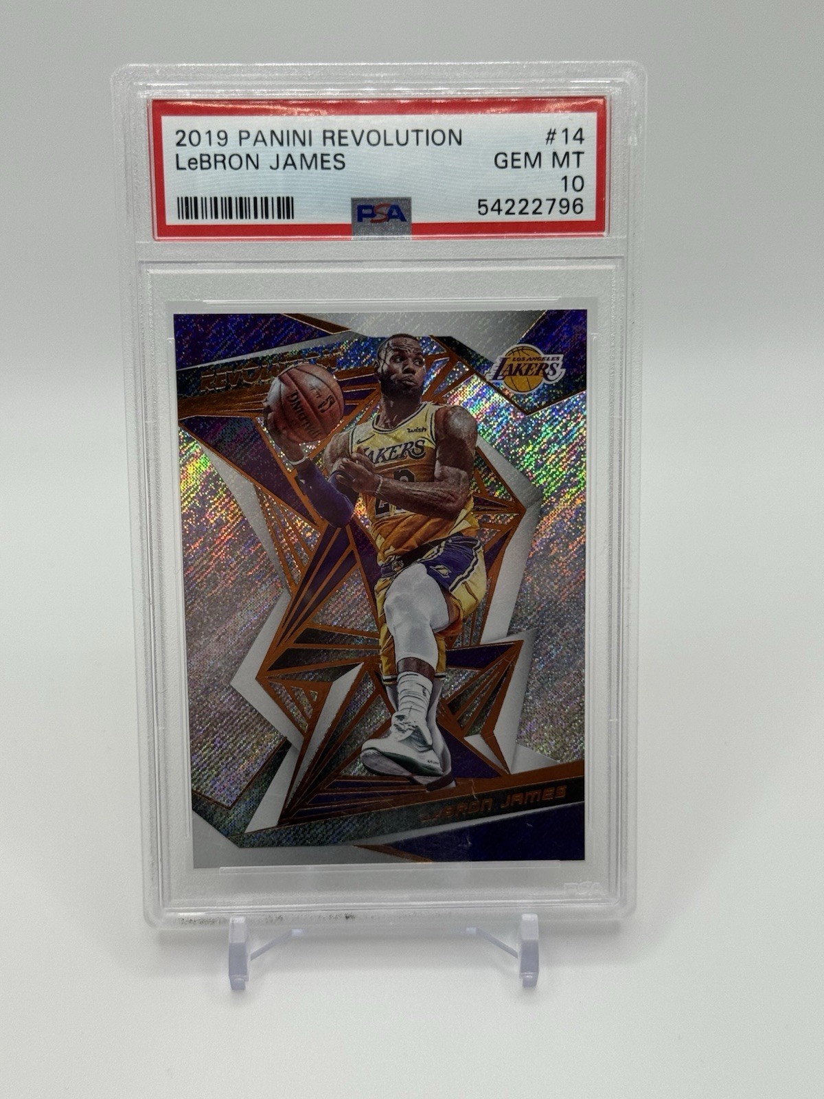 LeBron James 2019 Panini Revolution #14 - PSA 10 Gem Mint - Los Angeles Lakers