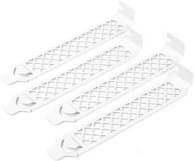 SilverStone Technology AEROSLOTS Gen2 4-Pack Vented Expansion Slot Covers, White