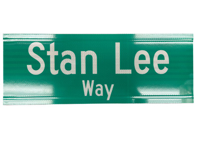 Marvel's Stan Lee Way NYC DOT Street Sign, Limited Edition #20 of 50 Free Ship!