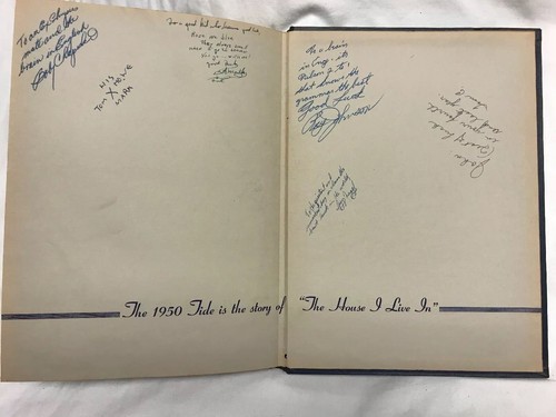 1950 South Shore HIGH SCHOOL YEARBOOK, Chicago IL Signatures The Tide - Bild 12 von 12