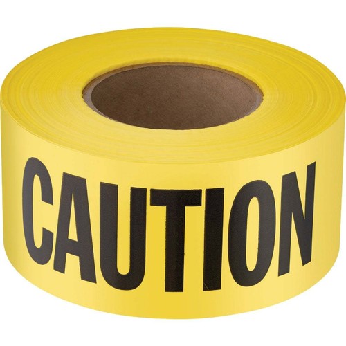 Empire 71-1001 Standard Yellow Caution Tape, 1000 Ft