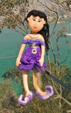 VINTAGE  1990s Disney Playgro Plush/Stuffed Princess Jasmine Doll 34 cm