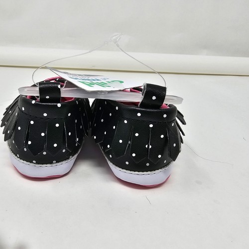 Child of Mine Baby Size 3-6 Months Polka Dot Shoes - 第 2/9 張圖片