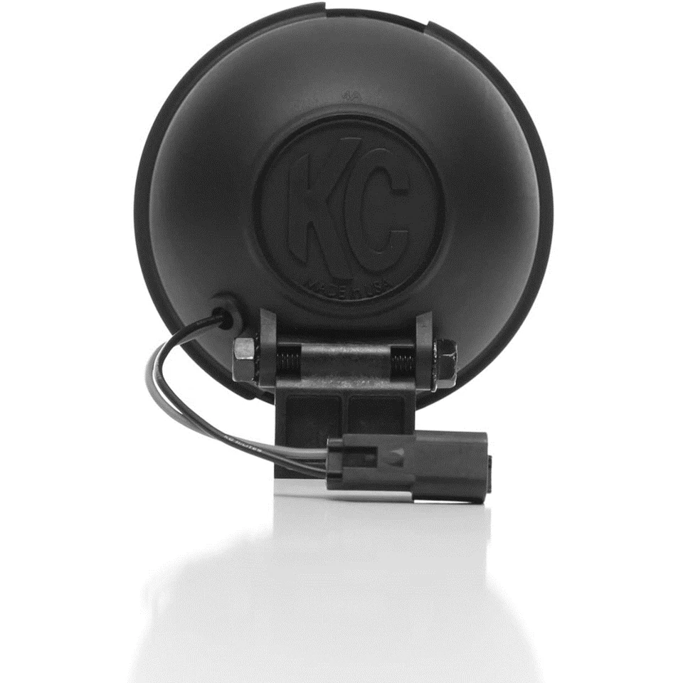 Luz de conducción halógena KC HiLites 5" Apollo Pro 55W haz puntual con protector de piedra KC Foto 4 de 4