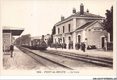 CAR-AAIP7-72-0623 - BRAYE BRIDGE - The station - Train