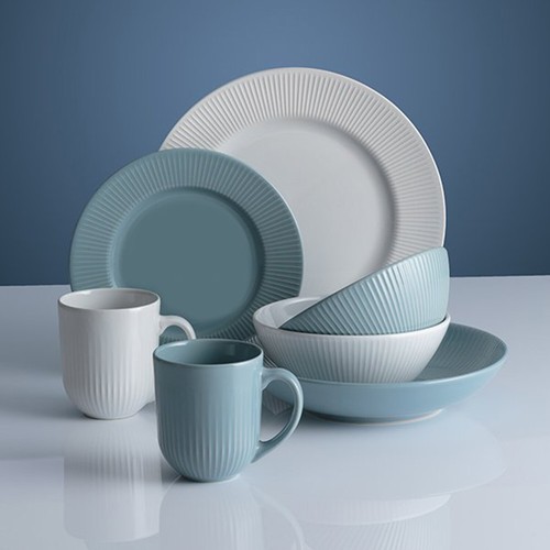 Mason Cash White Blue Stoneware Crockery Dinner Plates Bowls Mugs Tableware Set - Picture 3 of 6
