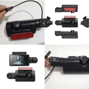 US 1080P Voiture à double objectif DVR Dash Cam Enregistreur vidéo G-Sensor Caméra intérieure