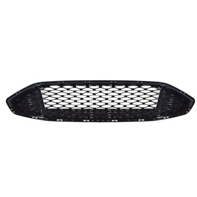 Front Grill Honeycomb Trim Gloss Black Grille Fit For Ford Fusion 2017 2018