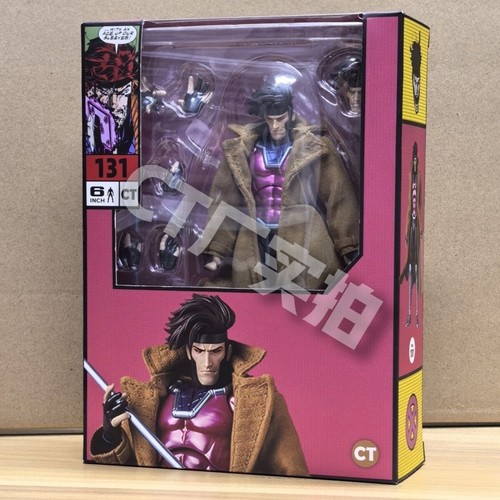 In Stock CT Toys MAFEX No.131 X-Men Gambit Comic Ver. Action Figure New Boxed - Picture 9 of 19