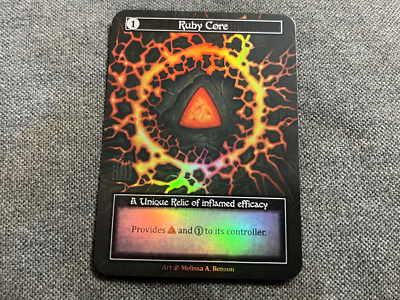 Sorcery TCG Ruby Core β foil Ruby Core Foil BETA Unique Sorcery Contested Realm TCG | eBay