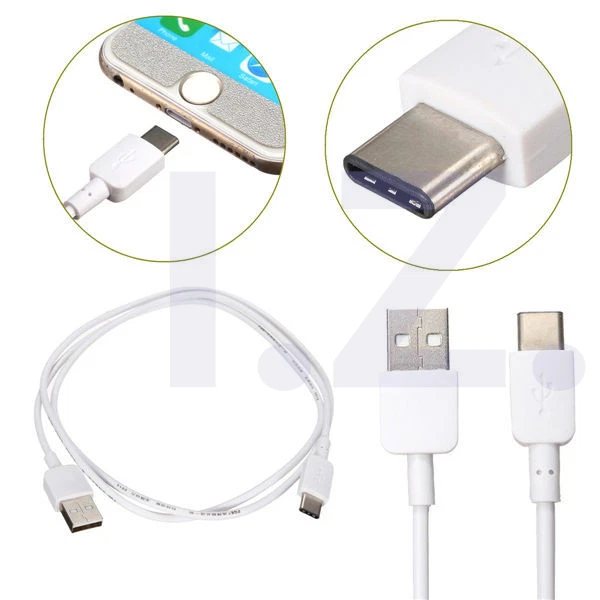 1m/1.5m USB 3.1 Type C Male to USB 2.0 Male Charging Data Sync Cable Lead - Image 3 of 4