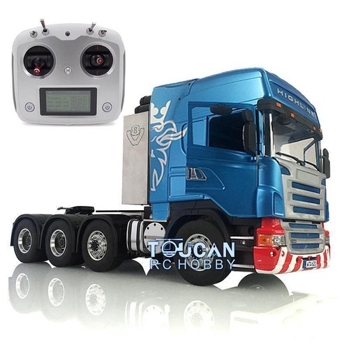 LESU 1:14 Scale 8*8 Metal Chassis RC Tractor Truck Model W/ Motor Equipment Rack - Picture 3 of 8