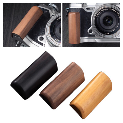 OM-5 Solid Wood Camera Grip | Retro Accessory for OMSYSTEM Olympus