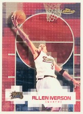 Allen Iverson 2000-2001 Topps Finest NM-MT Card #11