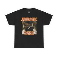 Jewrassic Park T-Shirt   Funny Dinosaur Parody Graphic Tee