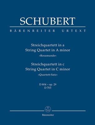 Streichquartett a-Moll op.29 D 804 (Rosamunde) & Quartettsatz c-Moll D 703