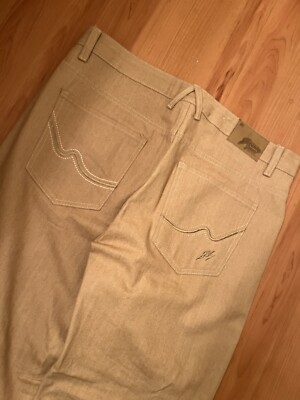 Vintage Seventy SevenJeans Mens 36x32 Brown Denim Baggy Tapered Y2K Skate Street
