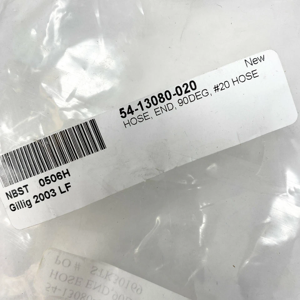 Eaton 54-13080-020 #20 90 deg Hose End Fitting 1212 -20 for Gillig 2003 LF - Image 3 of 4