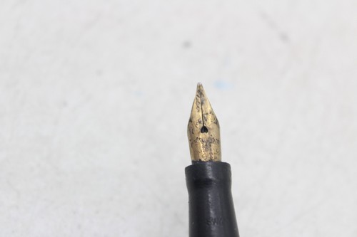 F Vintage 14K Goldfeder Mabie Todd & Co Schwan grün Muster Füllfederhalter - Bild 3 von 6