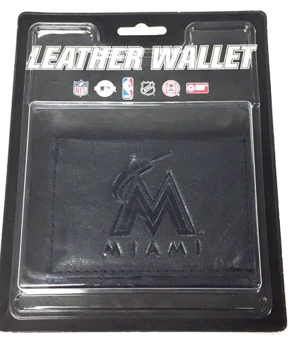 Stamped Logo Black Tri-Fold Leather Wallet - Sealed New - Your Choice - Picture 16 of 26