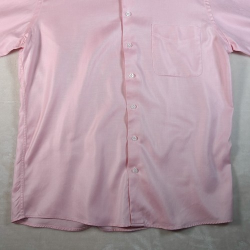 Rodd & Gunn Mens Shirt 100% Cotton Long Sleeve Size L Pink Fabric Made in Italy - Picture 7 of 15