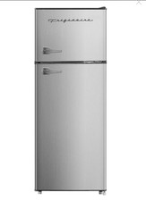 Frigidaire Efr751 7 5 Cu Ft Top Freezer Refrigerator Platinum For Sale Online Ebay