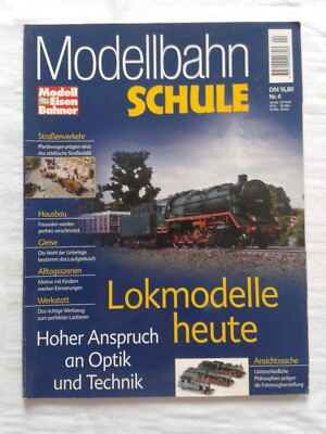 Zeitschrift Modelleisenbahner Modellbahnschule Heft 4/2001