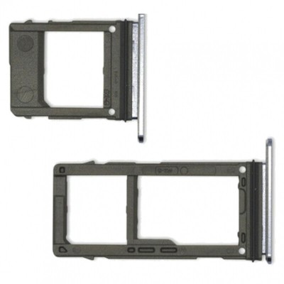 Tray 2 SIM For Samsung Galaxy A8 2018 A530F Card Adapter Gray