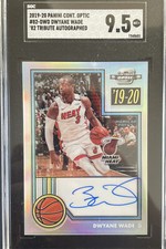 2019 Panini Contenders Optic 1982 Tribute Dwyane Wade Auto Gem Mint SGC 9.5 HOF