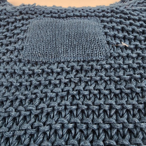 We The Free People Heirloom Collection sweater womens sz S OB1964087 blue linen - Picture 12 of 13